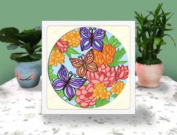 Butterfly 3D Box Paper Svg: A Creative Design Asset
