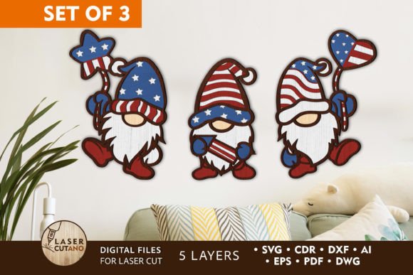 Create Festive Decor with Patriotic Gnomes for Independence Day
