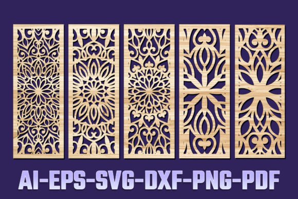 Create Stunning Wall Art with Laser Cut Ornamental Panel Template 46