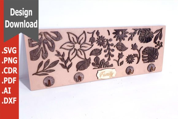 Create Your Own Laser Cut Wall Key Hanger, Holder