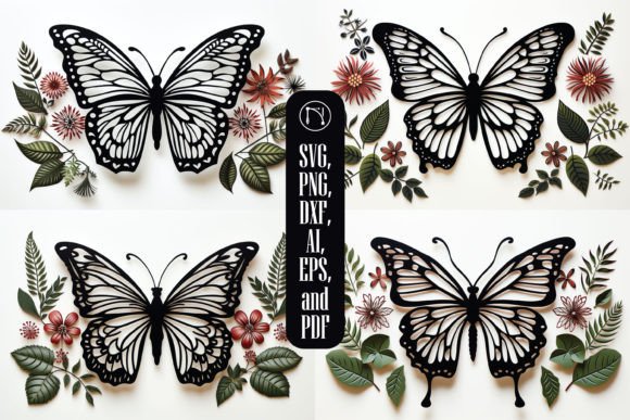 Cricut Paper Cut Butterfly SVG Bundle