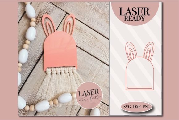 Easter Bunny Macrame SVG: Festive Digital Craft File