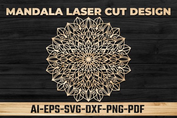 Explore 3D Mandala SVG Files for Cricut and Laser Cutting