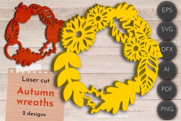 Fall Wreath, Leaves Door Hanger, Autumn