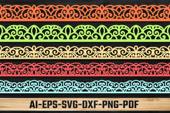 Laser Lace Border Die Cuts: Elegant SVG Designs for Crafters
