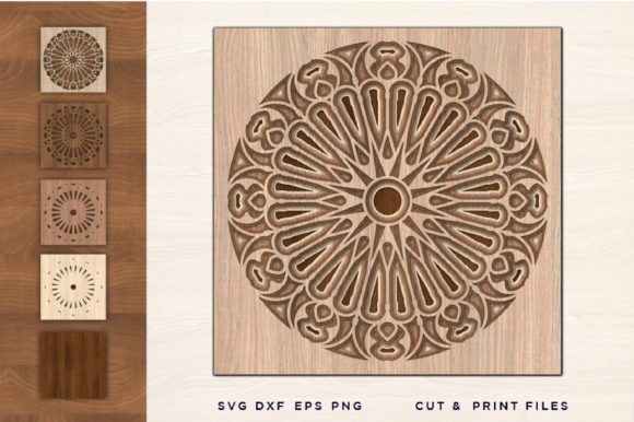 Mandala SVG, Cut File Mandala, Laser