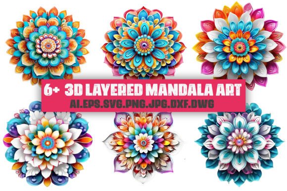 Stunning Laser Cut Mandala Art 3D Layered Designs